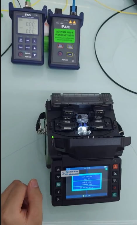 Đo Suy Hao Máy Hàn Quang Fujikura Fsm-21S Và Komshine Ex39