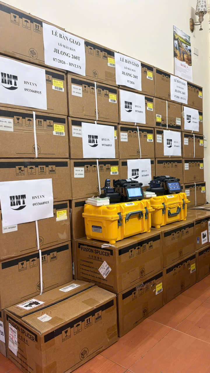 Máy Hàn Cáp Quang 260T | Tối Ưu Fttx Lễ Bàn Giao Máy Hàn Cáp Quang 260T