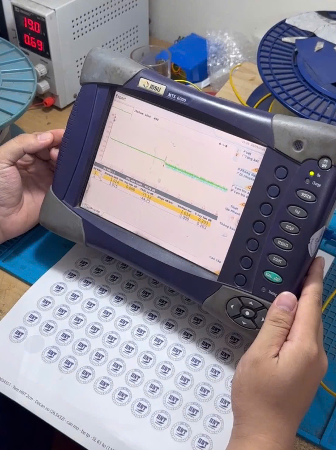 Review Máy Đo Cáp Quang Mts6000